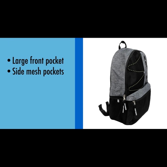 LICENSED Bioworld ROBLOX Black Gray Logo Laptop Backpack Bag - Picture 5 of 10